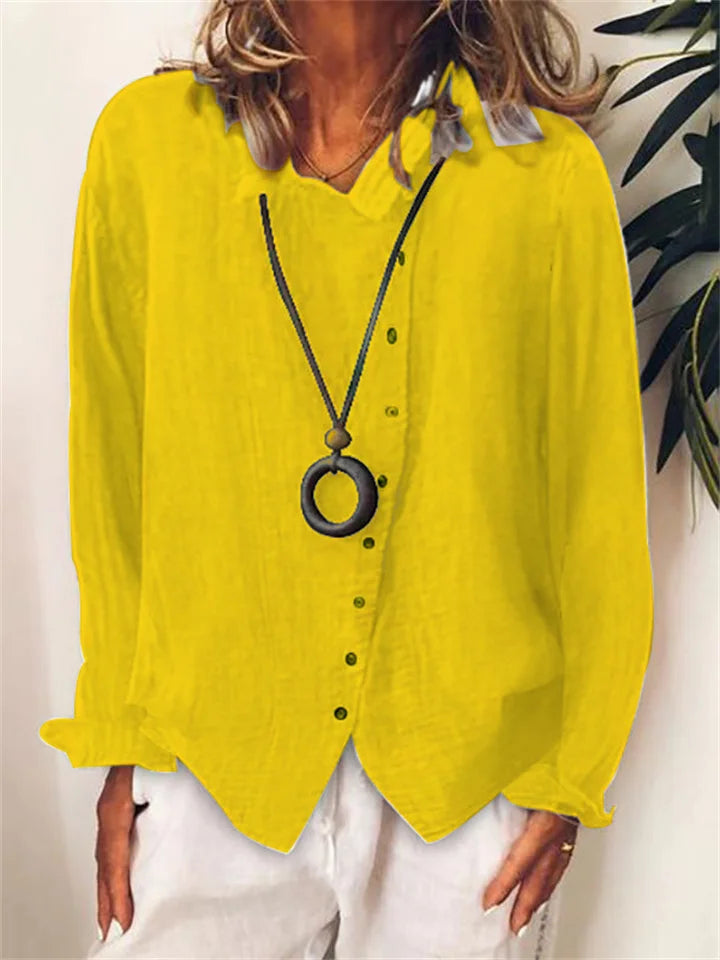 ND | Blouse à boutons asymétrique