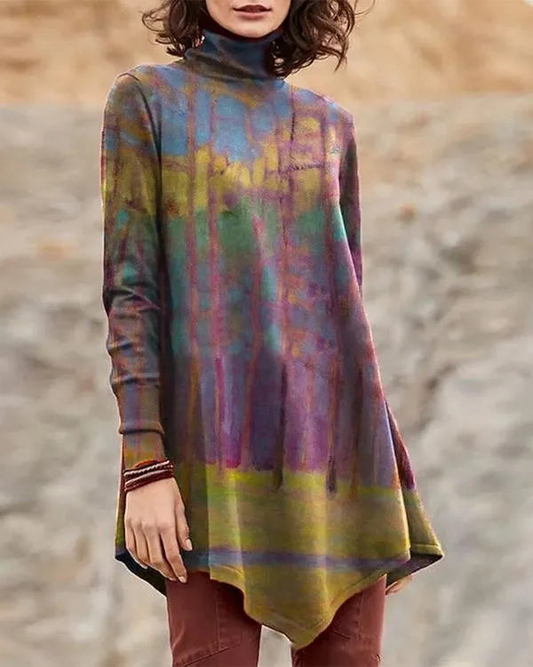 ND | Blouse à col roulé à manches longues
