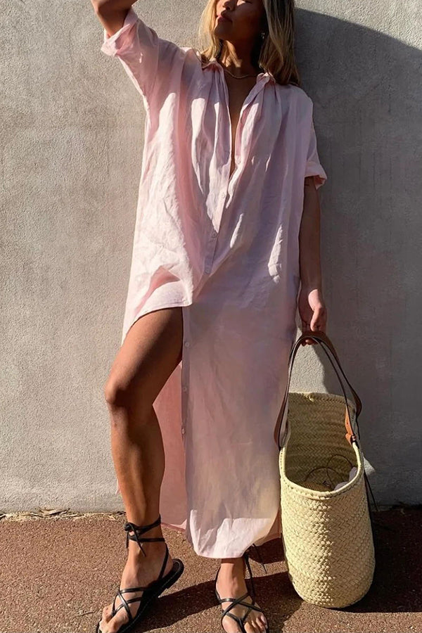 EP | Robe chemise style plage