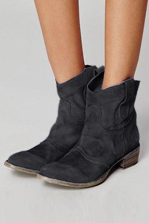 ND | Bottines en daim soutenues