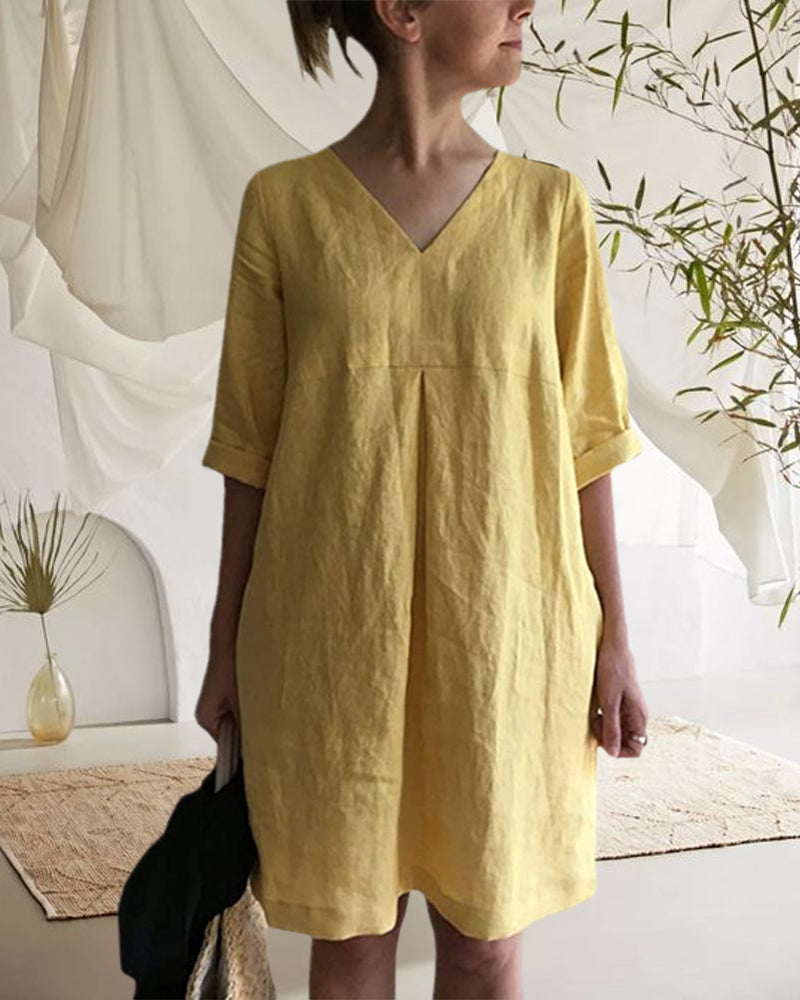 EP | Robe tunique aérée avec décolleté en V