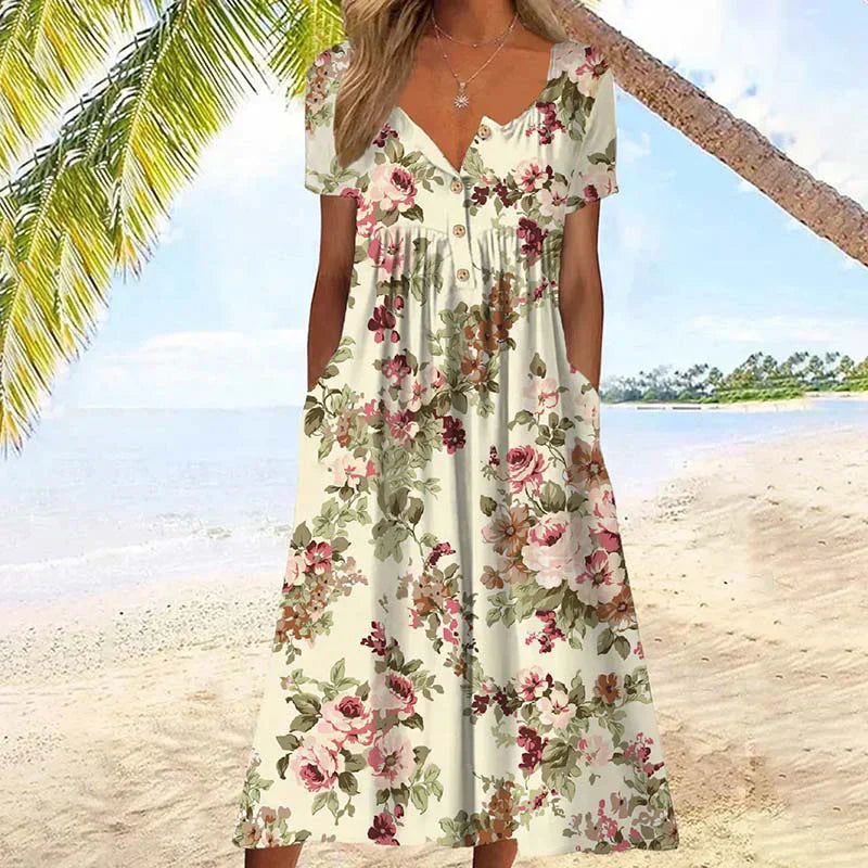 EP | Robe vintage avec imprimé floral