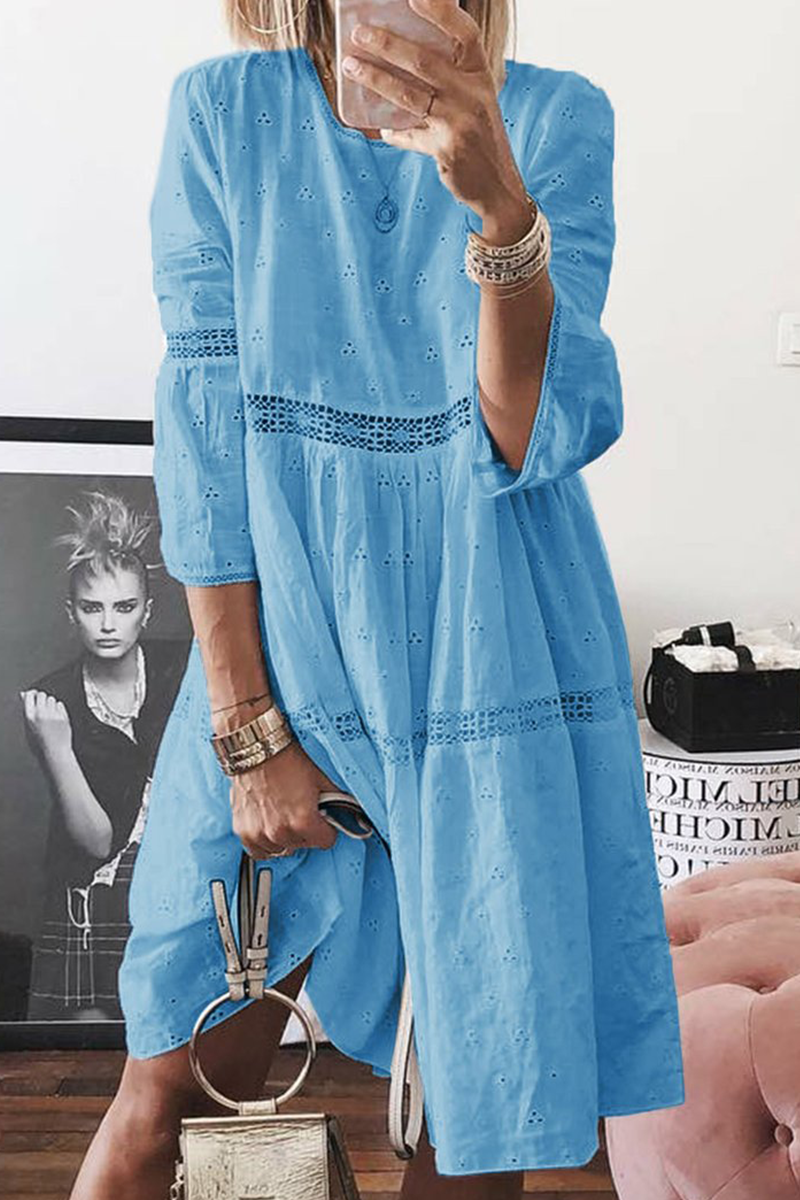 EP | Robe midi en dentelle