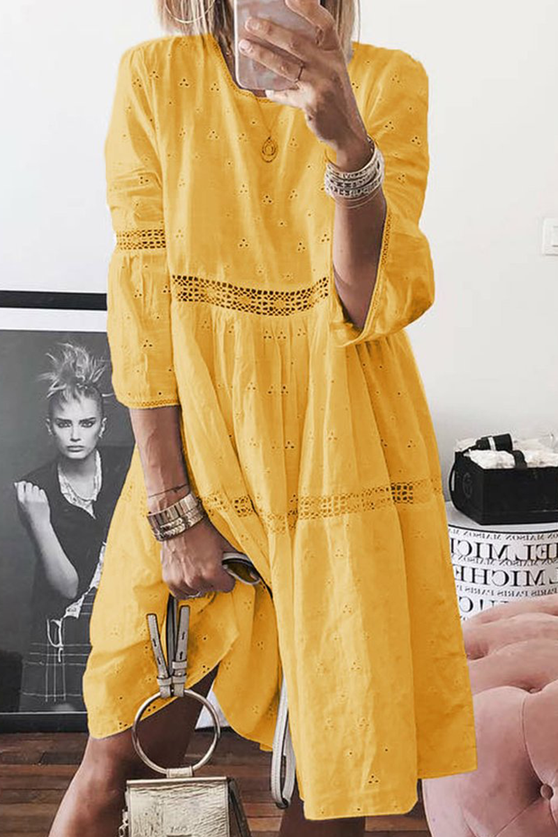 EP | Robe midi en dentelle
