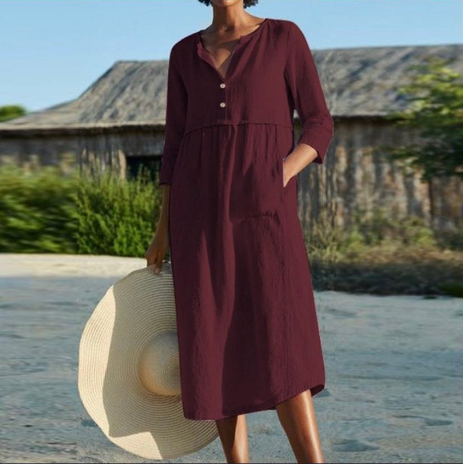 EP | Robe boho à demi-manches