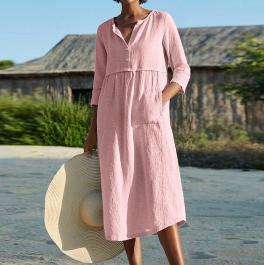 EP | Robe boho à demi-manches