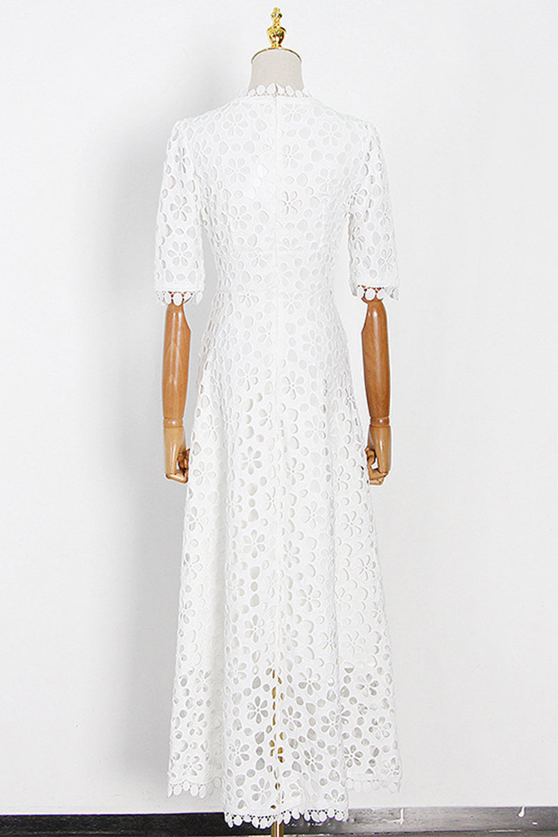 EP | Maxi-robe avec broderie anglaise