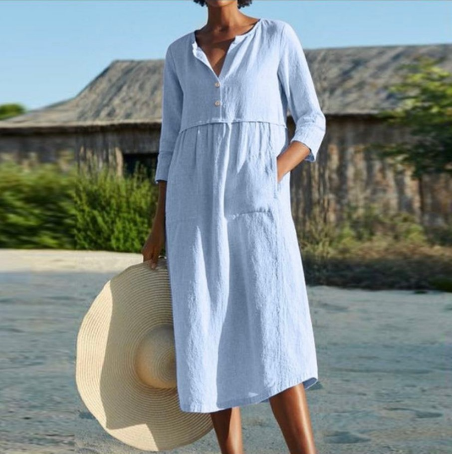 EP | Robe boho à demi-manches