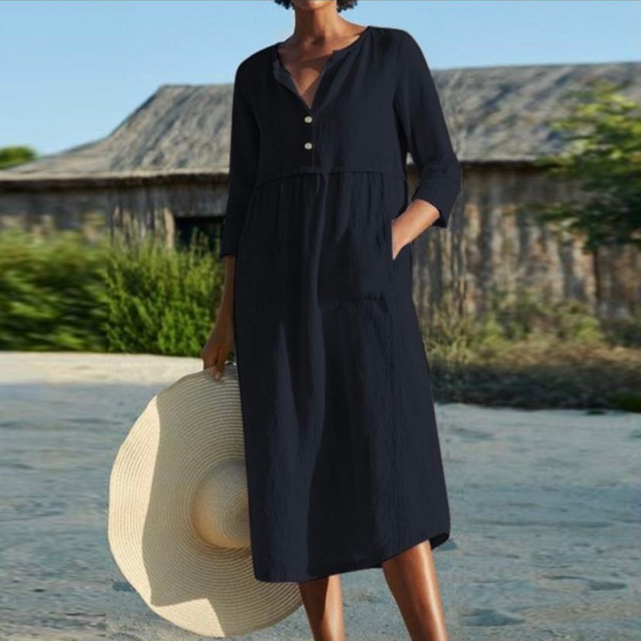 EP | Robe boho à demi-manches