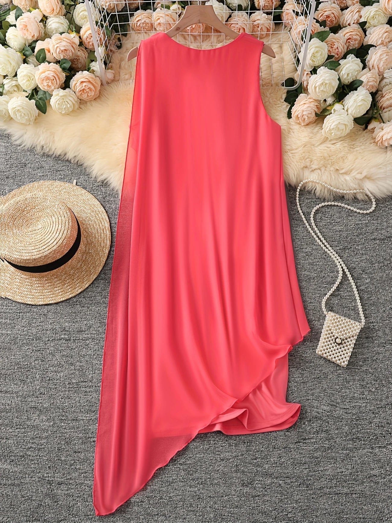EP | ROBE MIDI SANS MANCHES INTEMPORELLE
