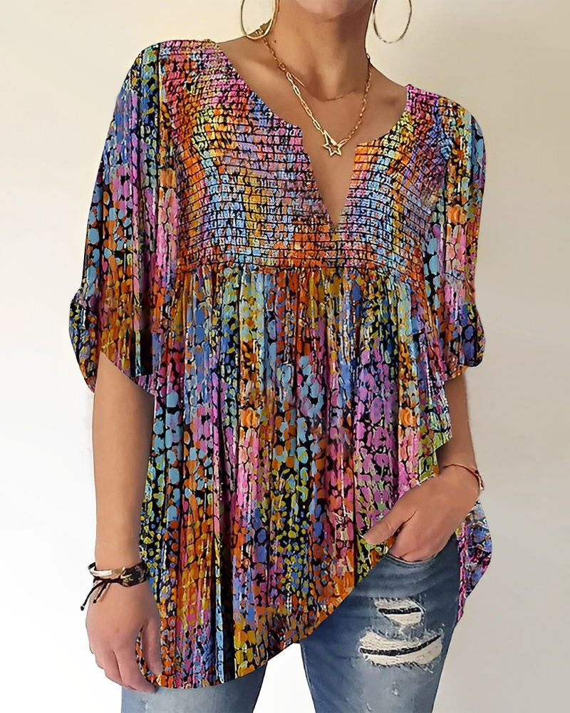 ND | Blouse avec col en V