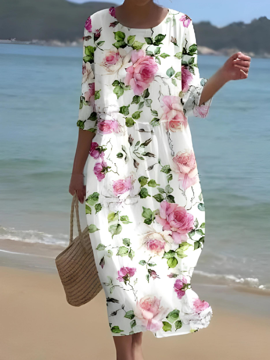 ND | Maxi robe à fleurs