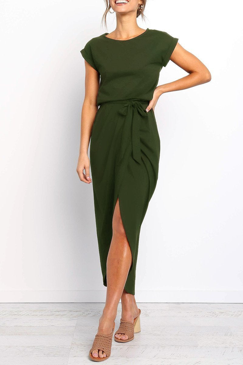 EP | Robe midi avec boutons