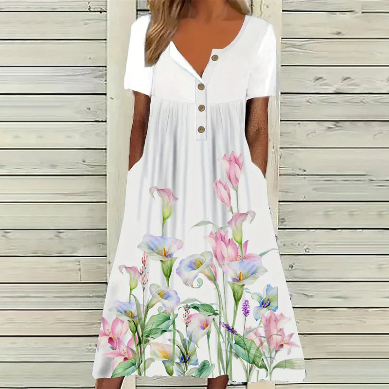 EP | Robe vintage avec imprimé floral