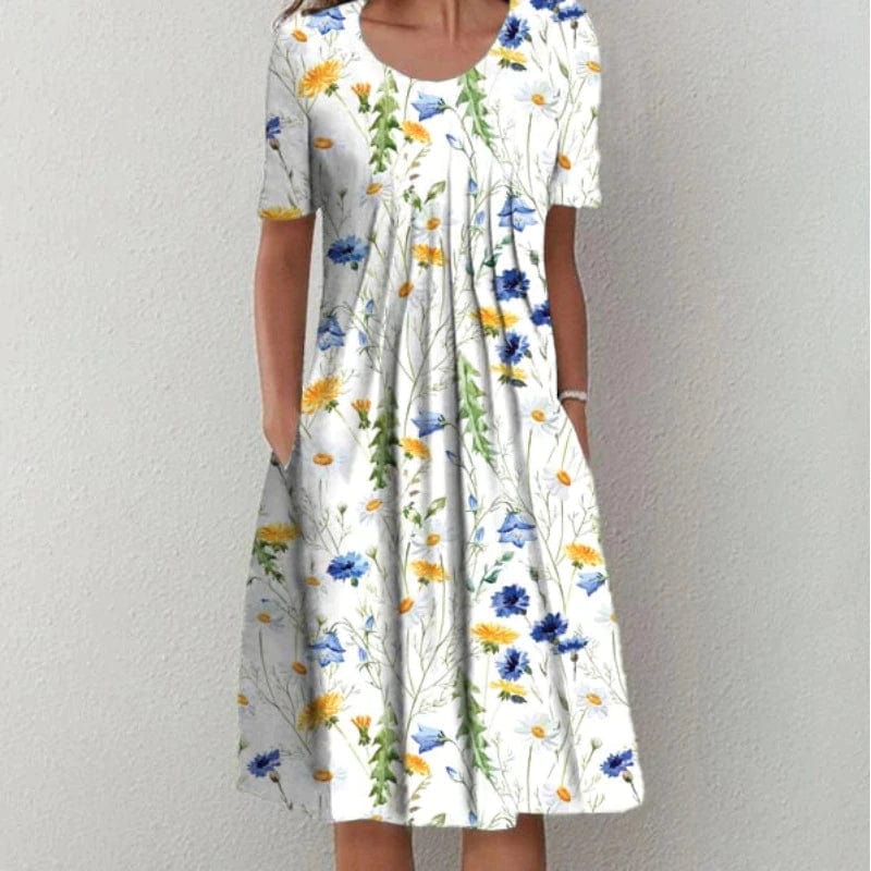 EP | Robe élégante en coton et lin