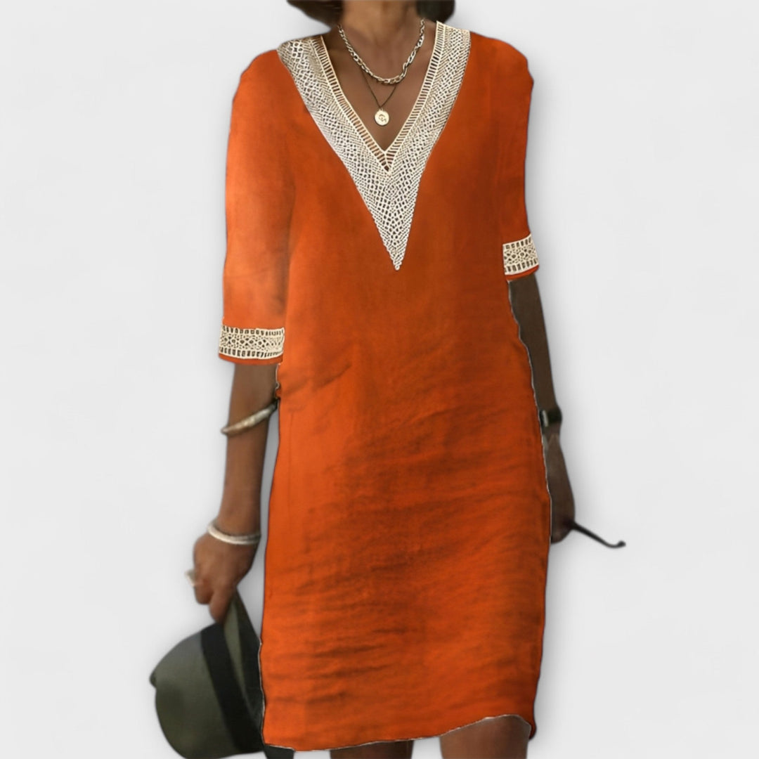 EP | robe en coton et lin