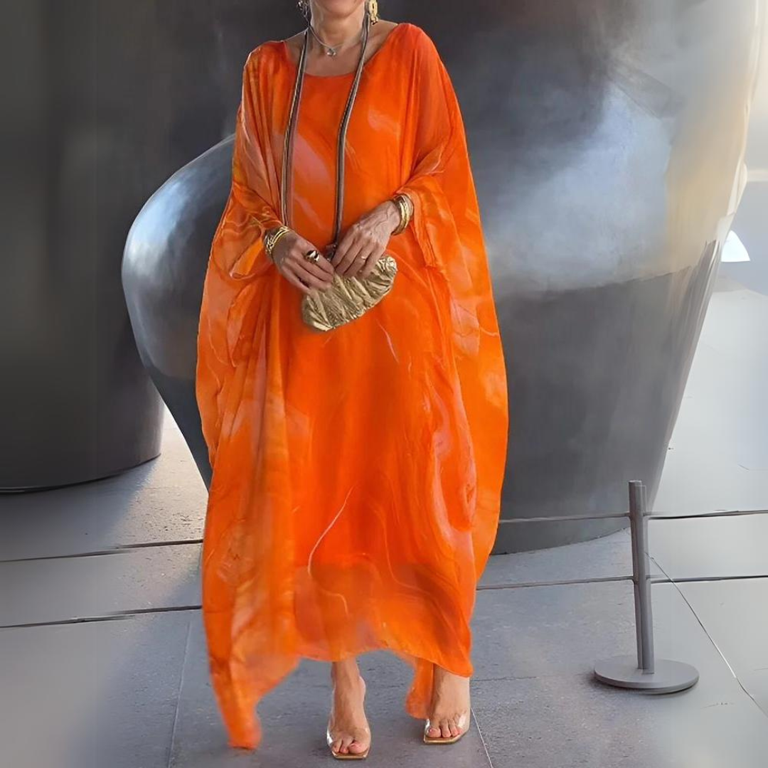 EP | Elégante robe en mousseline de soie