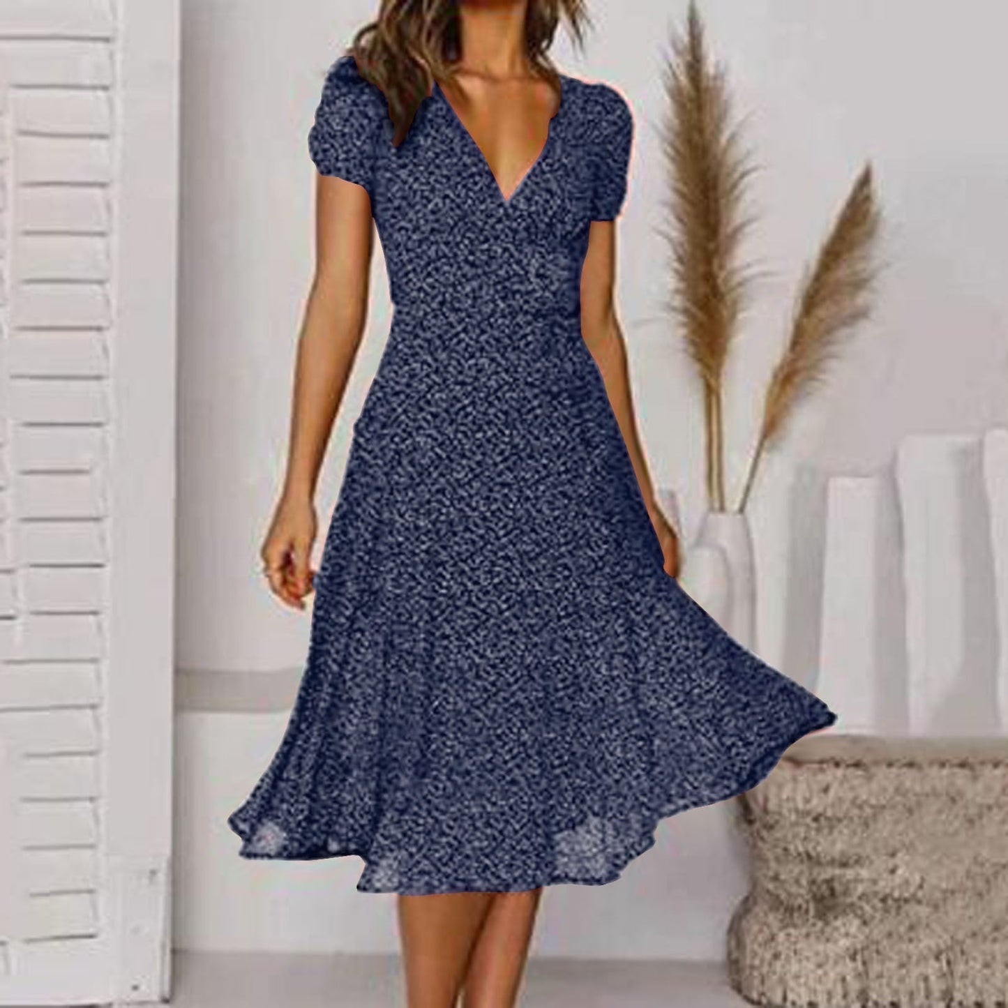 ND | Robe de mariée portefeuille col V