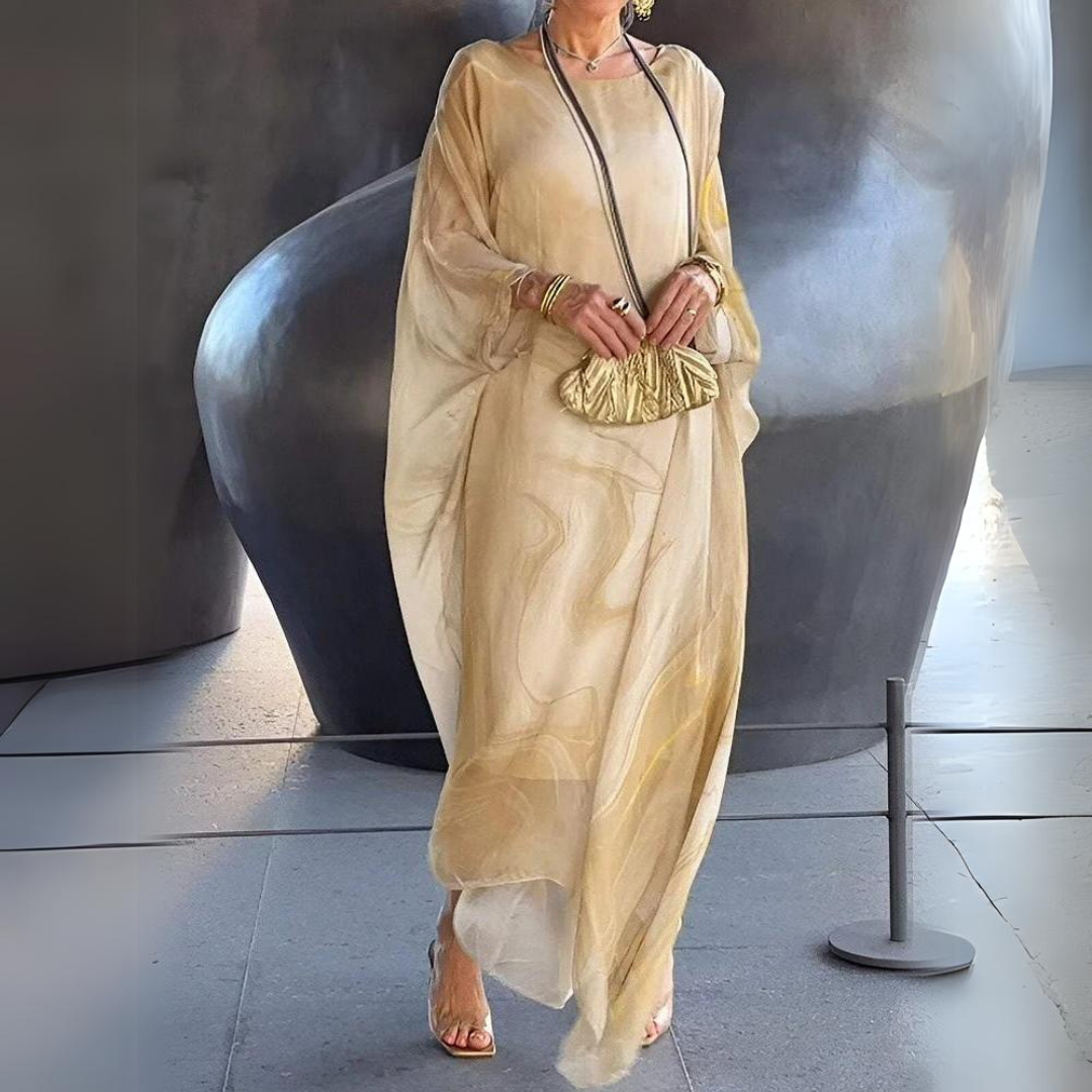 EP | Elégante robe en mousseline de soie