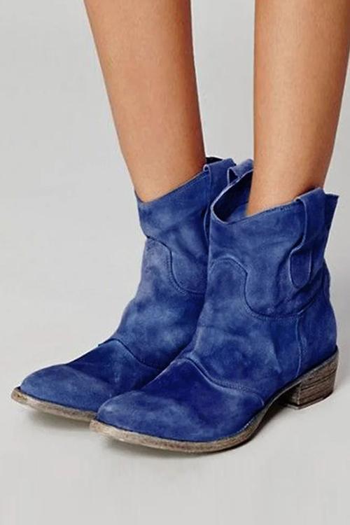 ND | Bottines en daim soutenues