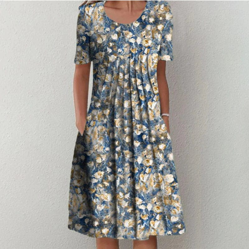 EP | Robe élégante en coton et lin