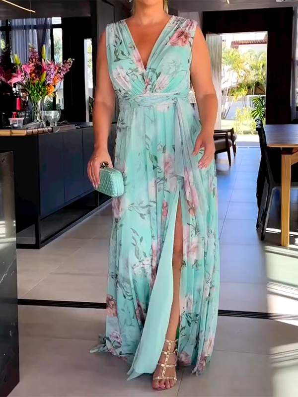EP | robe avec un élégant décolleté en V