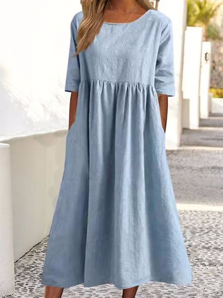 EP | Robe noire midi | Robe midi à manches longues | Robes midi pour femmes