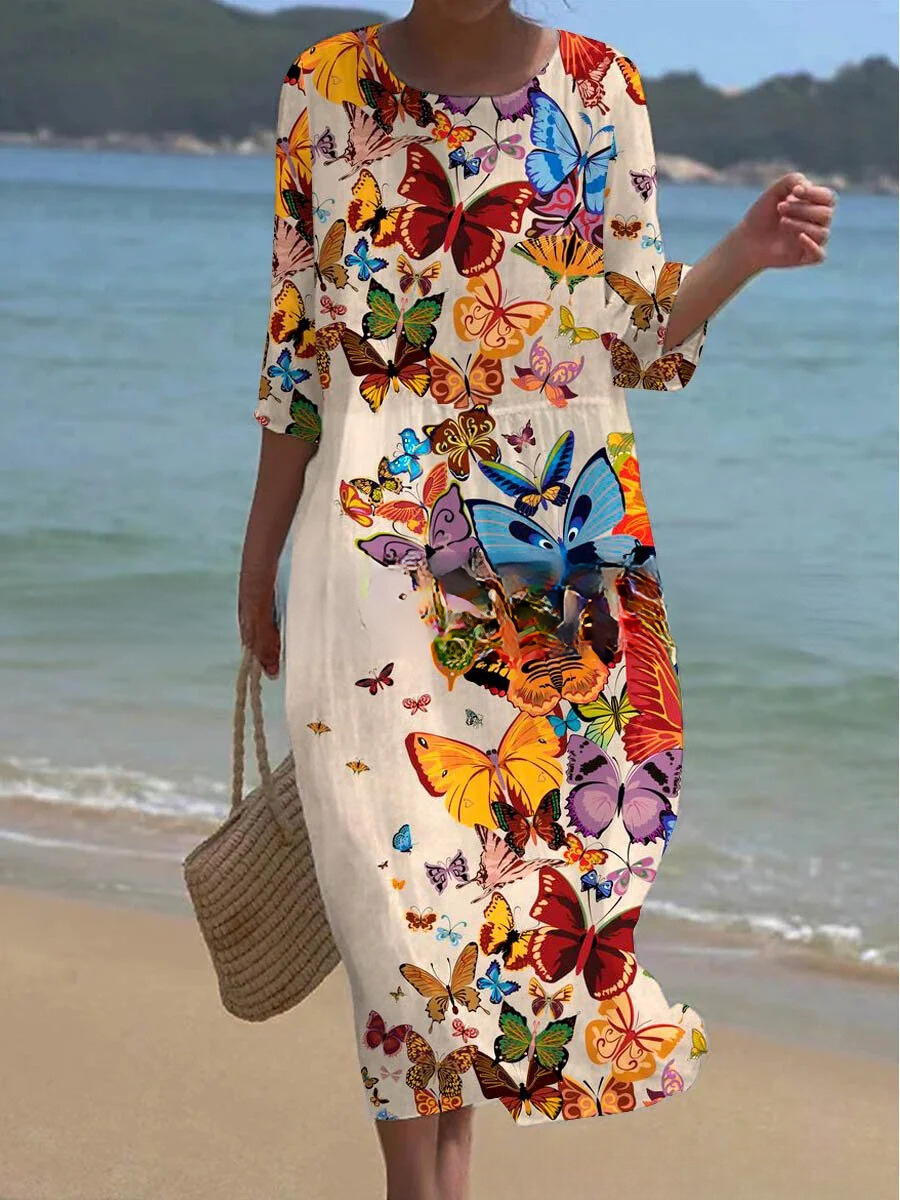 ND | Maxi robe à fleurs