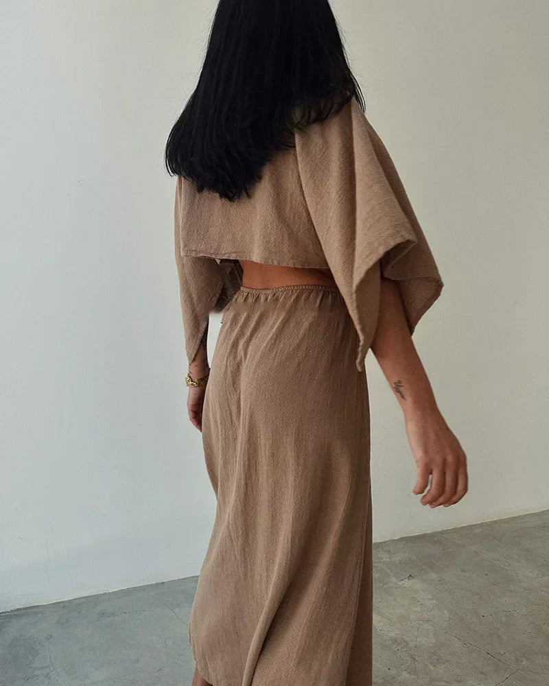 EP | Amelina Robe d'hiver simple et élégante