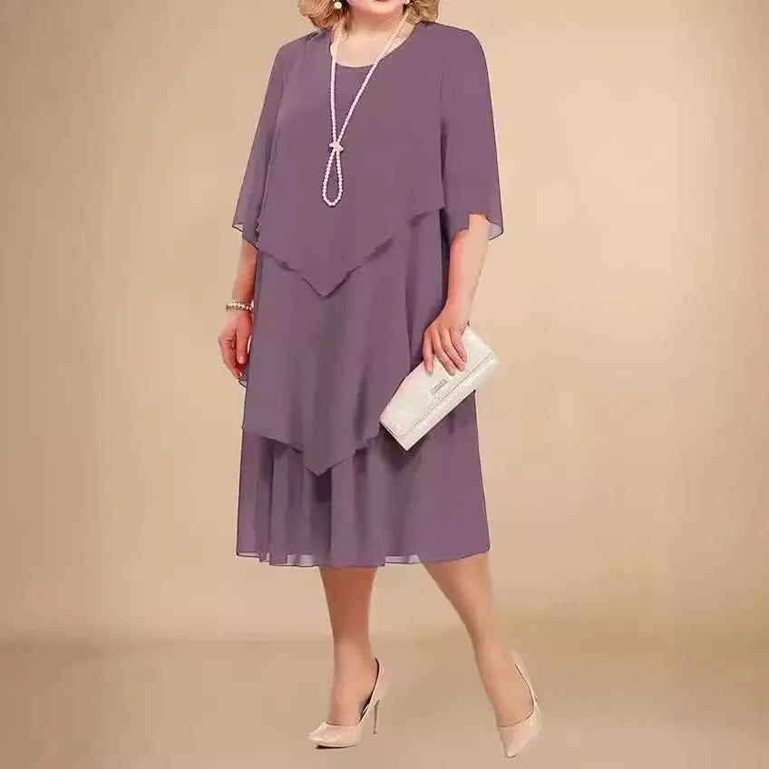 EP | ROBE MIDI AVEC OURLET STRATIFIÉ.