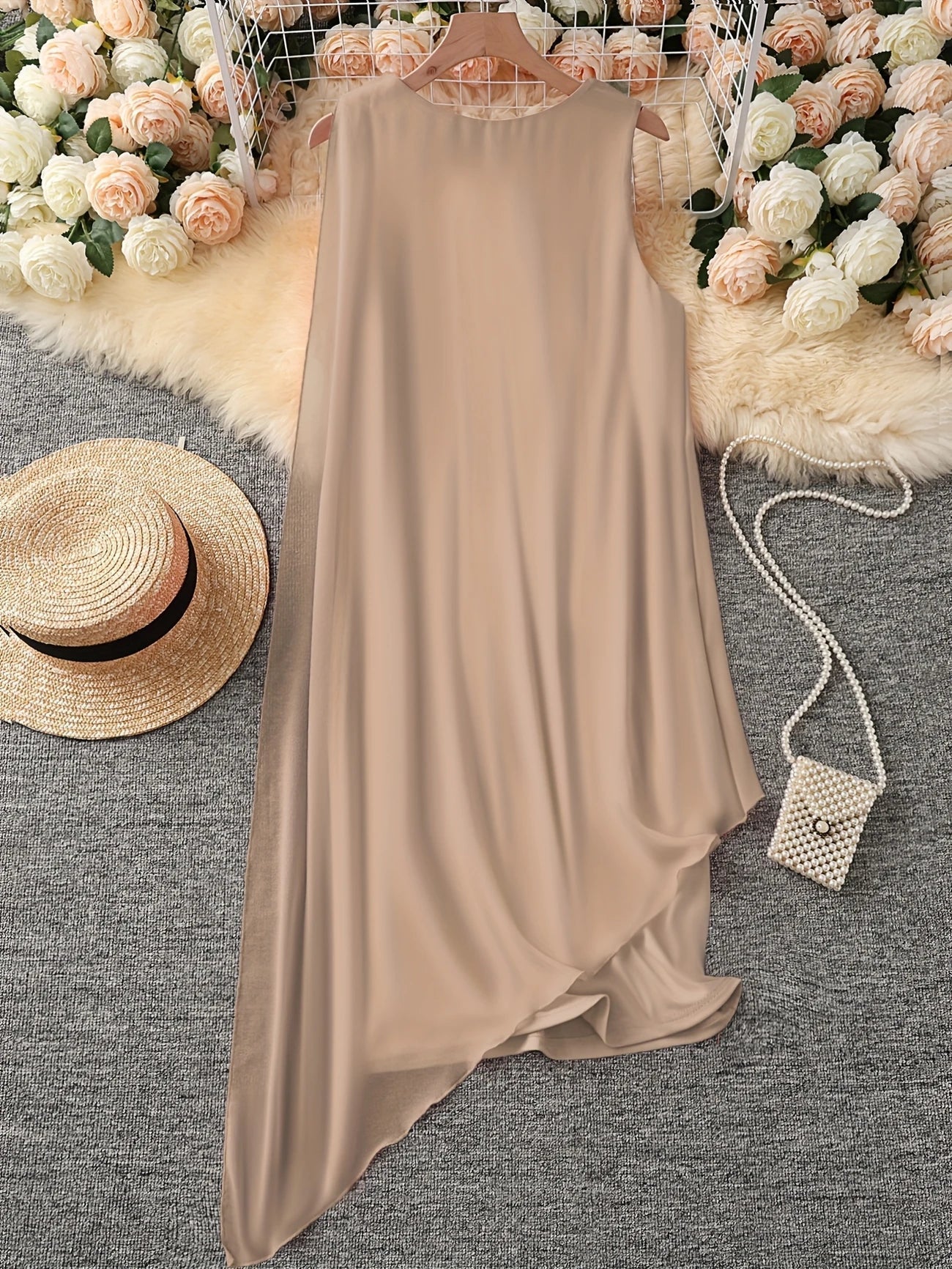 EP | ROBE MIDI SANS MANCHES INTEMPORELLE