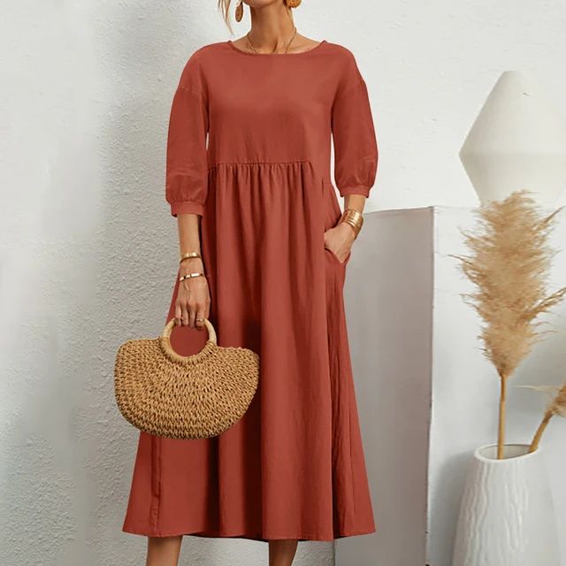 EP | Robe midi décontractée