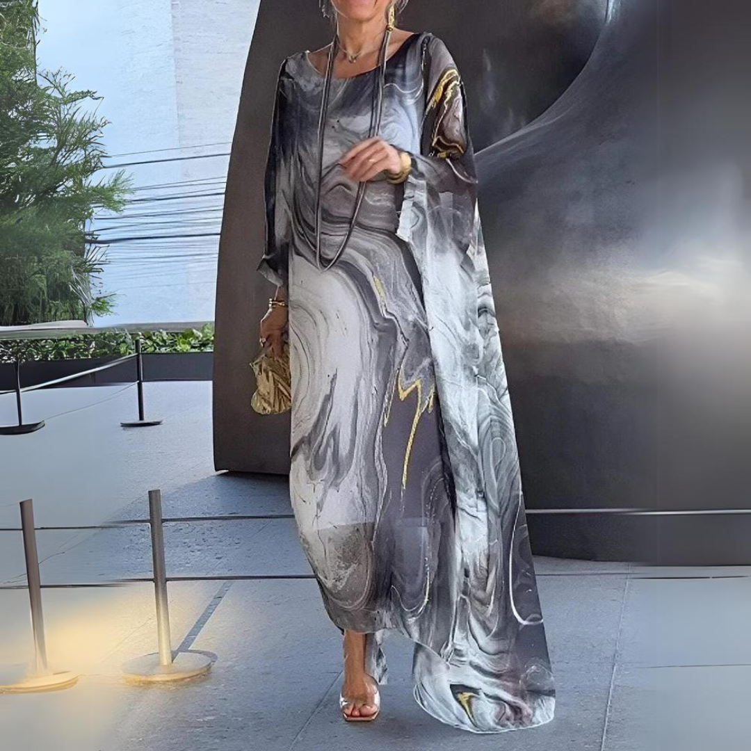 EP | Elégante robe en mousseline de soie