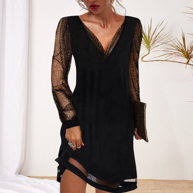 EP | Robe élégante avec manches transparentes