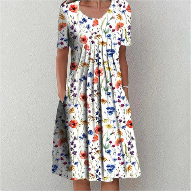 EP | Robe élégante en coton et lin