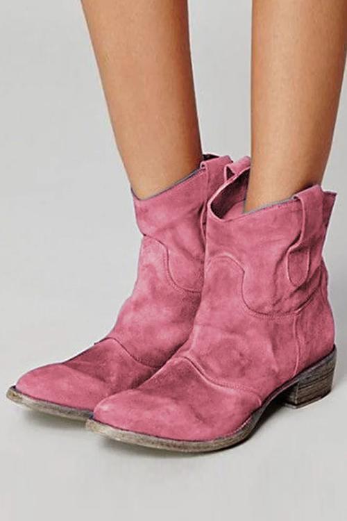 ND | Bottines en daim soutenues
