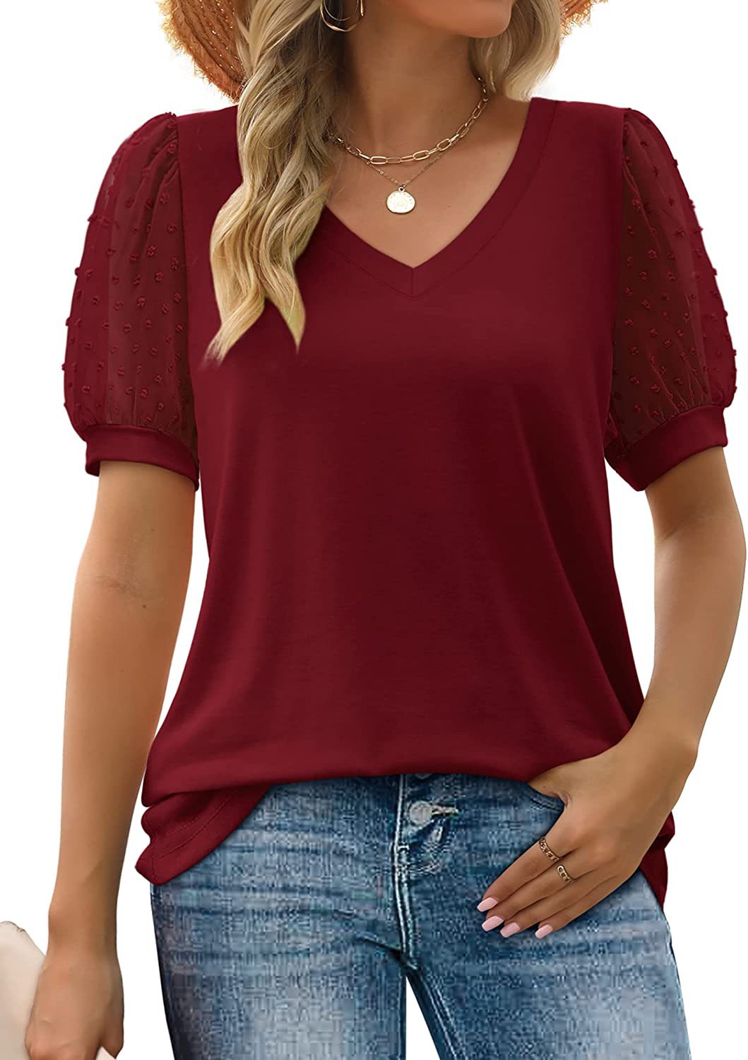 ND | Blouse à superpositions chic avec une coupe flatteuse
