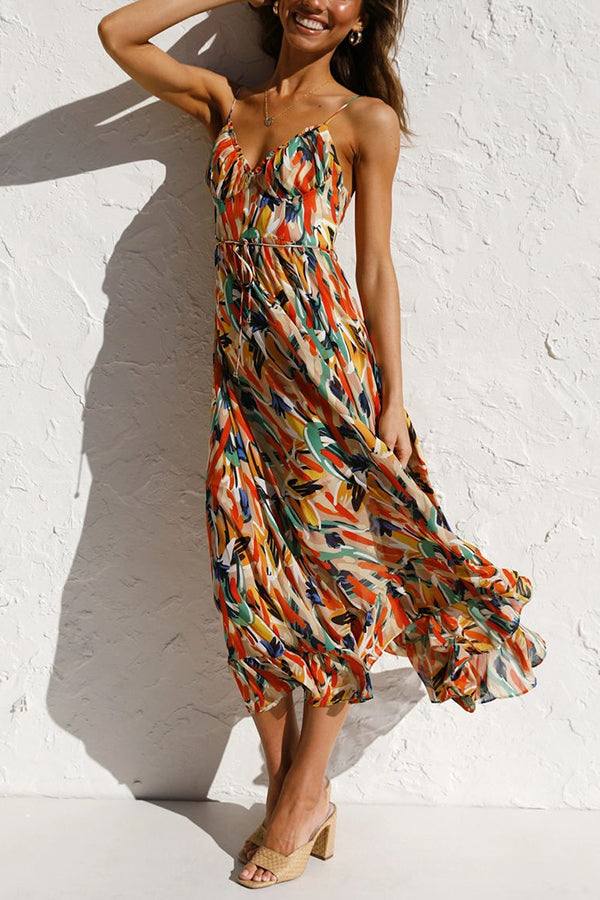 EP | Robe midi colorée de haute qualité