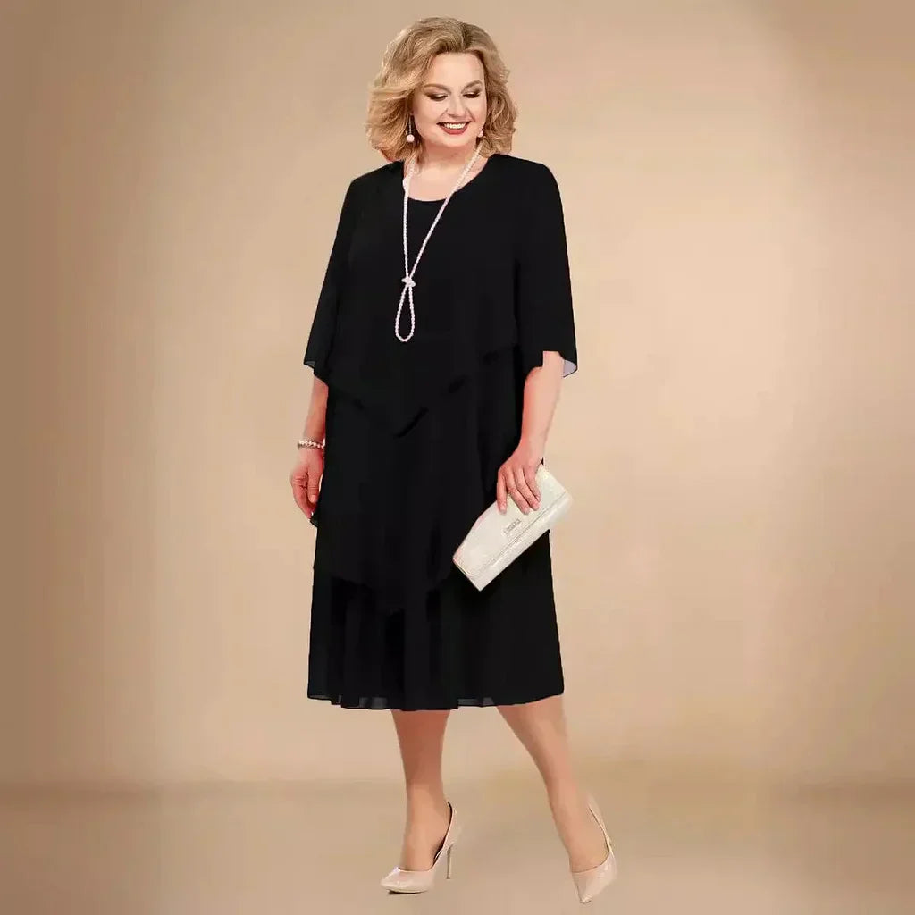 EP | ROBE MIDI AVEC OURLET STRATIFIÉ.