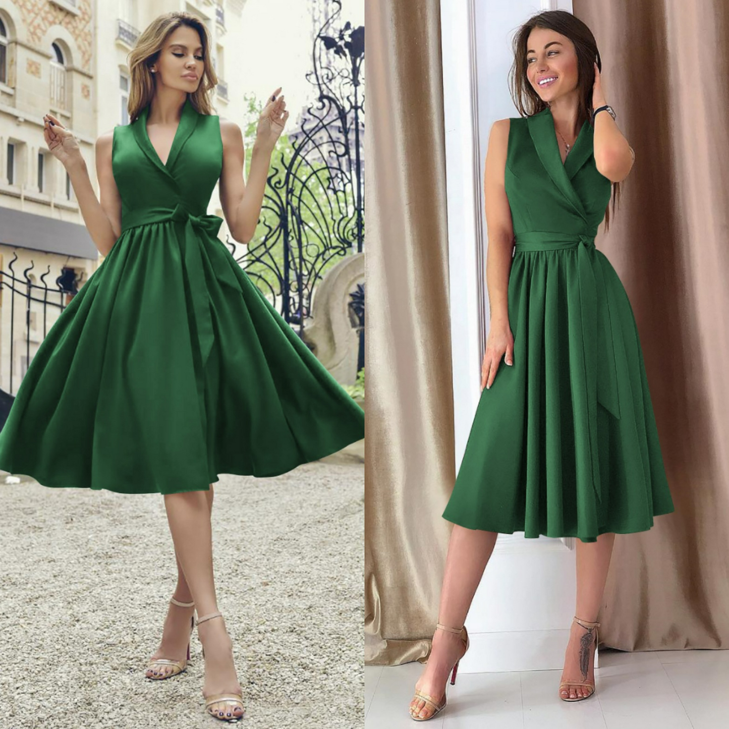 EP | Robe midi élégante Wrap Flair