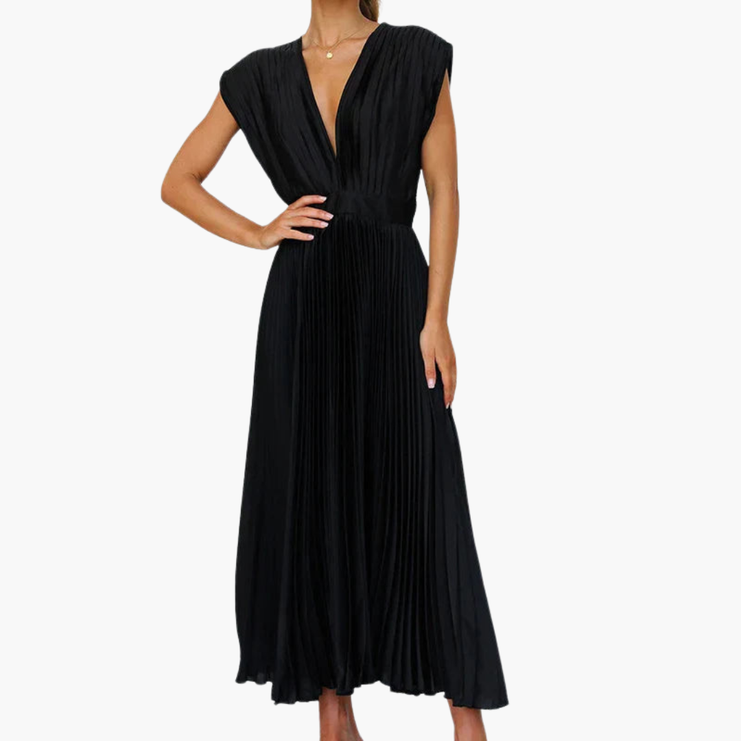 EP | Robe midi florale à manches bouffantes