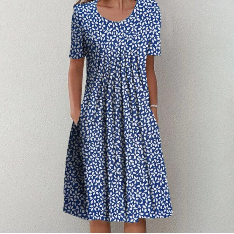 EP | Robe élégante en coton et lin