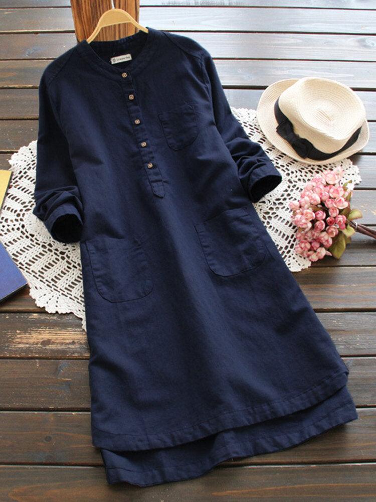 EP | Mini-robes à manches longues avec boutons