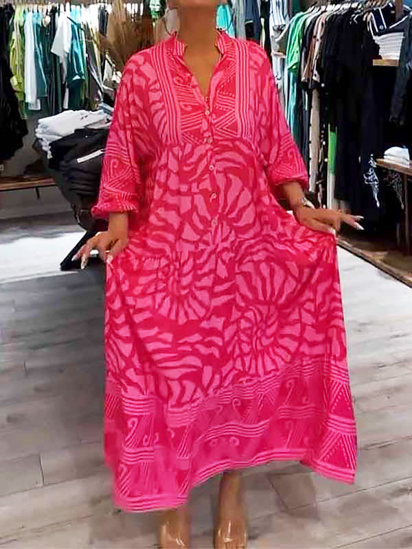 EP | Robe midi sans effort avec décolleté en V