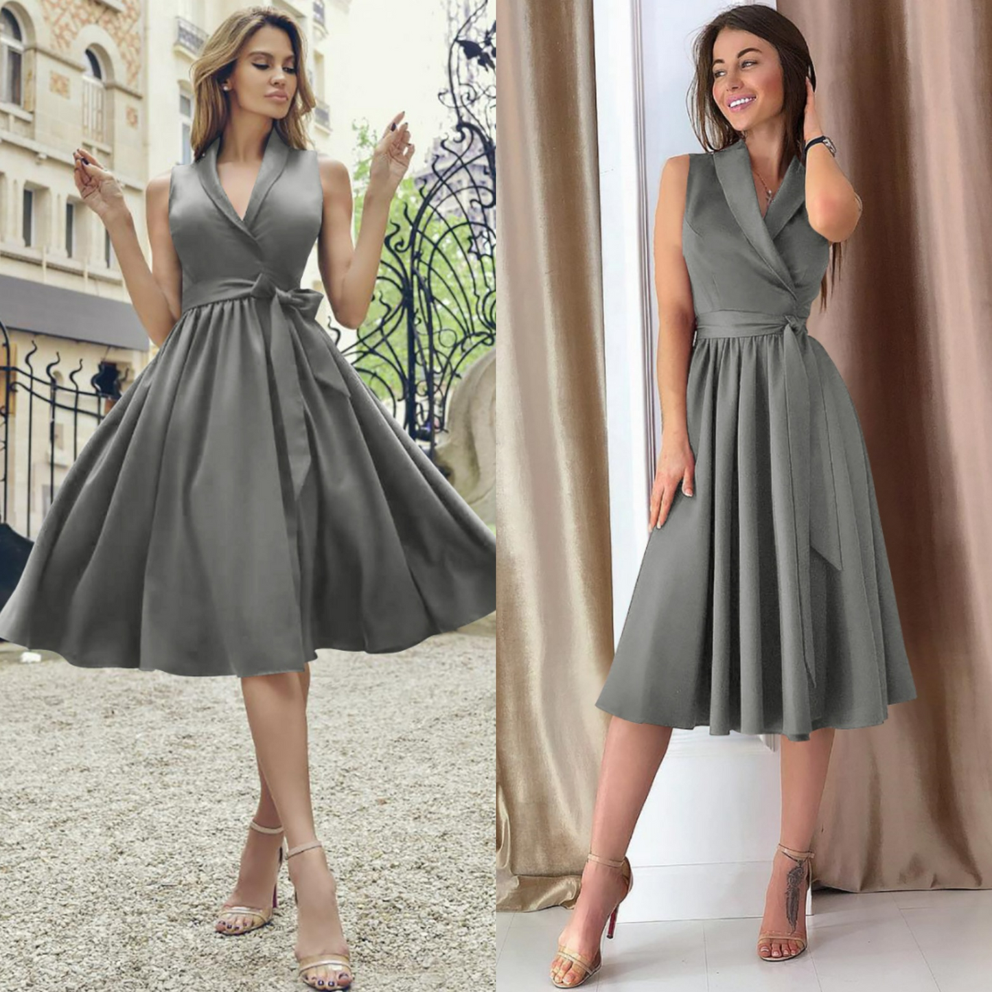 EP | Robe midi élégante Wrap Flair