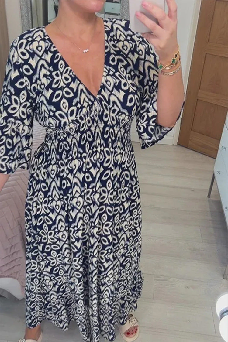 EP | Robe longue avec décolleté en V