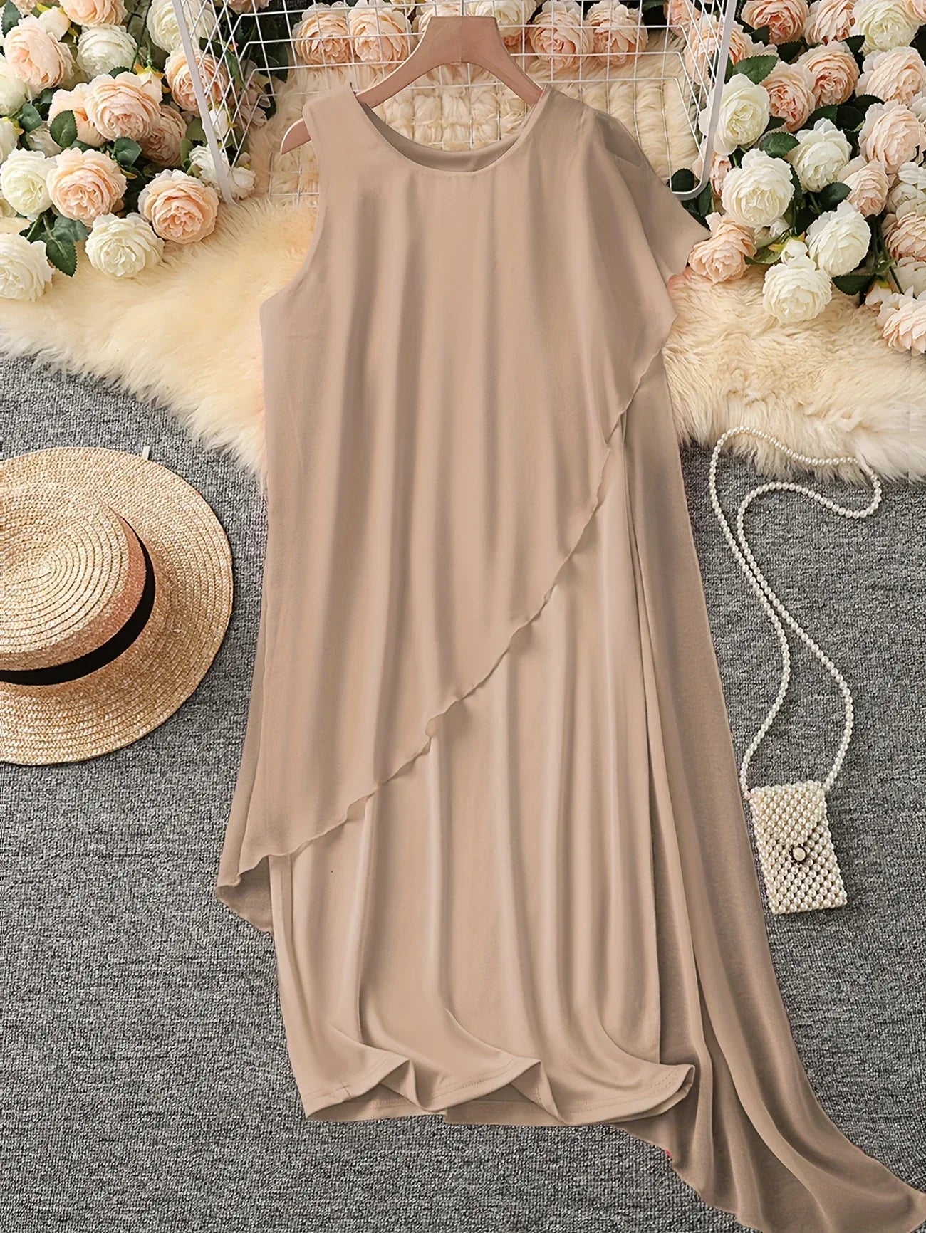 EP | ROBE MIDI SANS MANCHES INTEMPORELLE