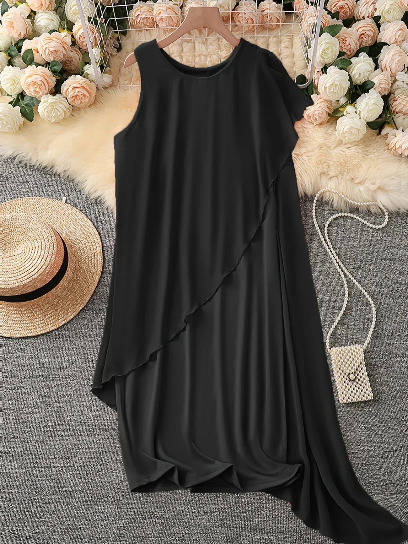 EP | ROBE MIDI SANS MANCHES INTEMPORELLE