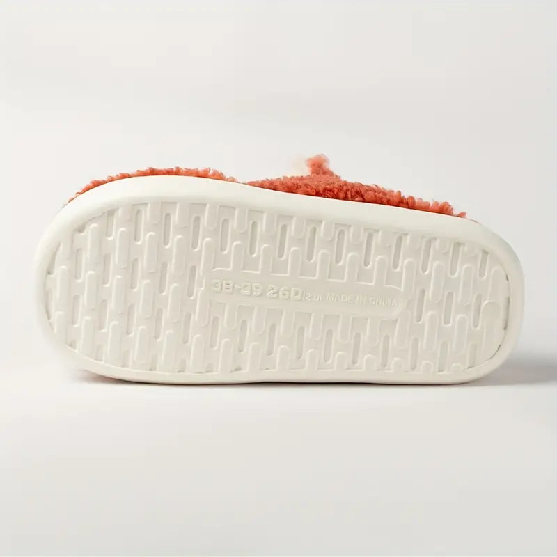 EP | FestiveHoofs™ Chaussons douillets en forme de rennes pour les fêtes de fin d'année