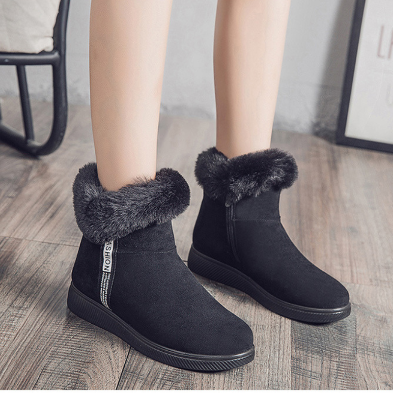 EP | Bottes de neige à la mode avec doublure en fourrure synthétique